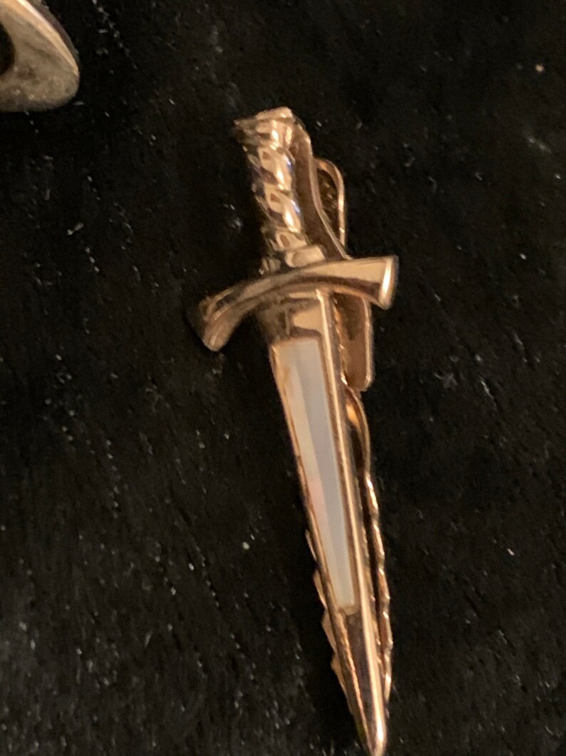 8 vintage tie clips Etsy