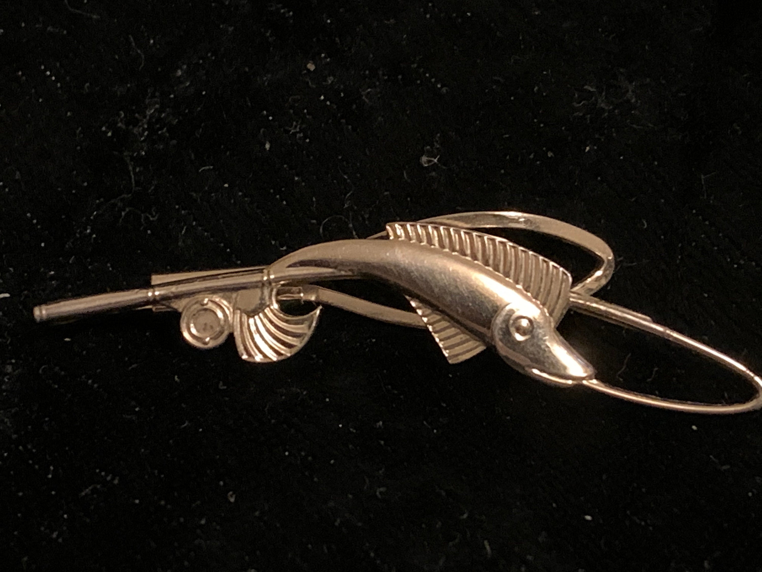 8 vintage tie clips Etsy