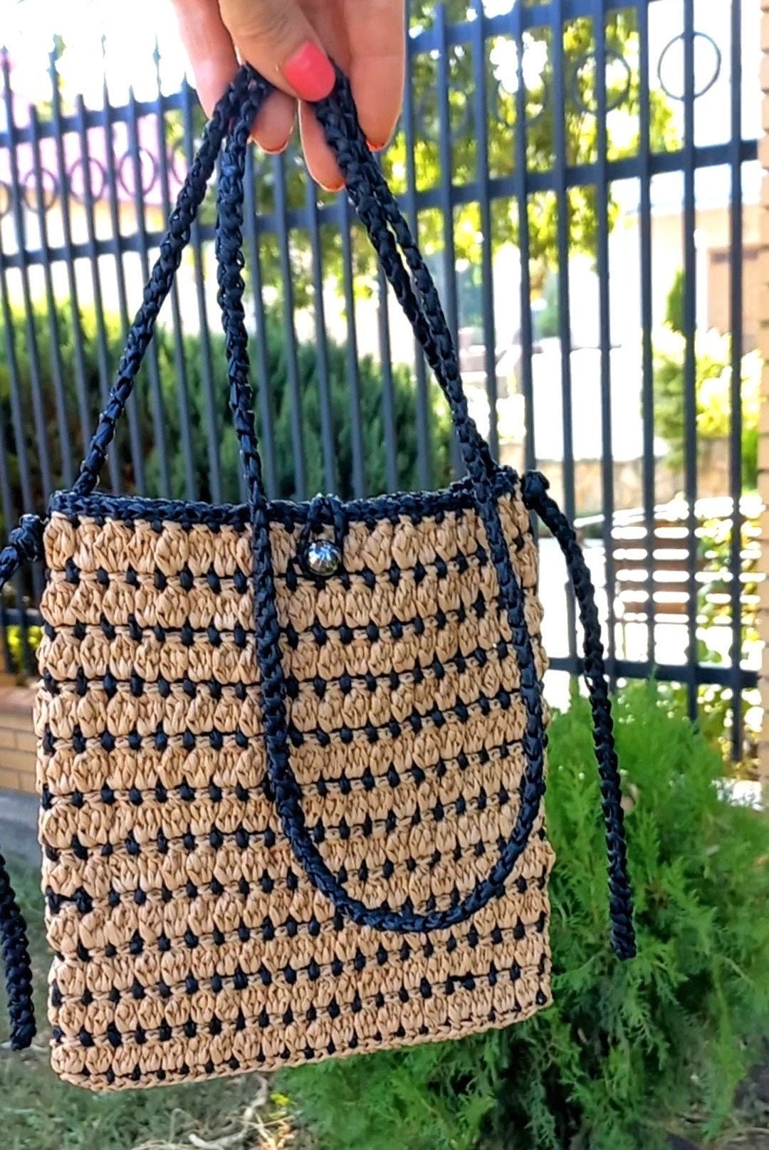 Porto Raffia Cell Bag