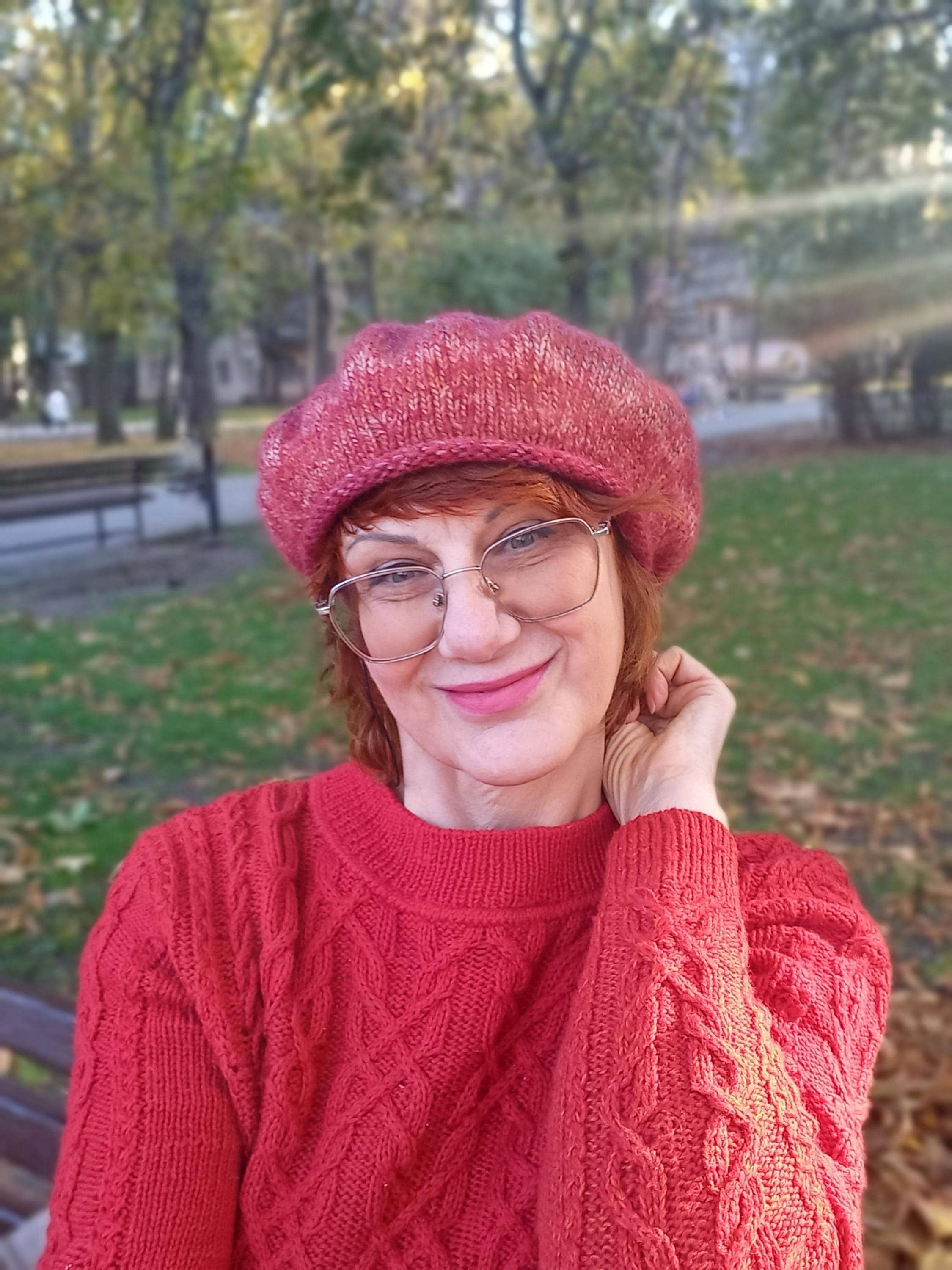 Slouchy Beret Wool Beret Hat Oversized Beret French Beret  display picture 1