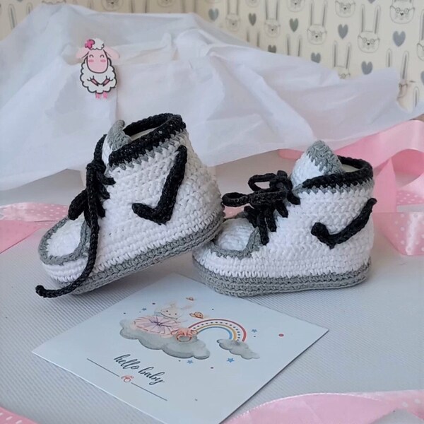 knitted baby shoes jordans