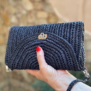 Raffia Handtasche handgemacht in Deutschland handgemacht aus Raffia in Deutschland handgemacht in Deutschland