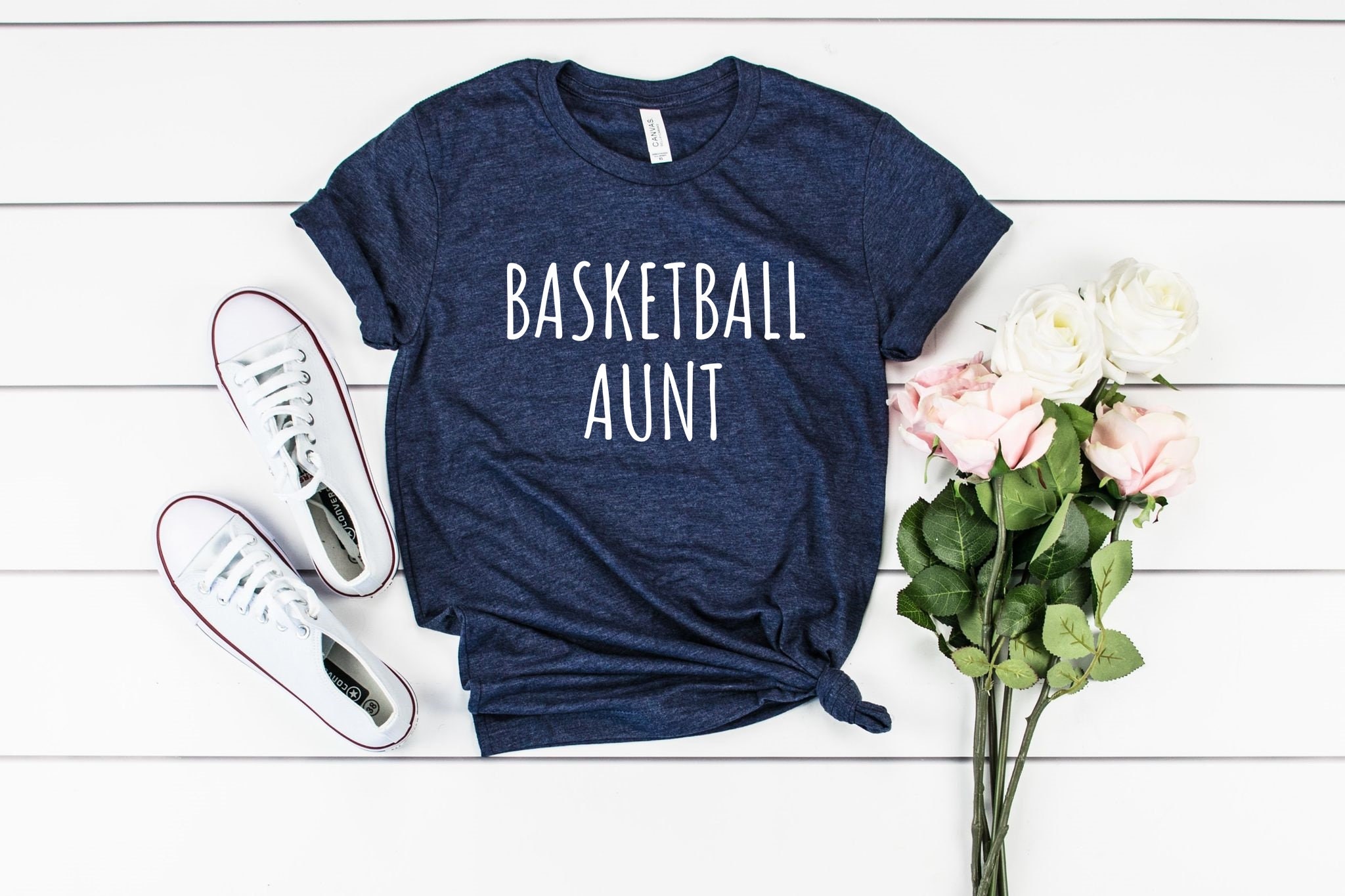 Basketball Auntie Unisex T-shirt Basketball Family Shirts | Etsy