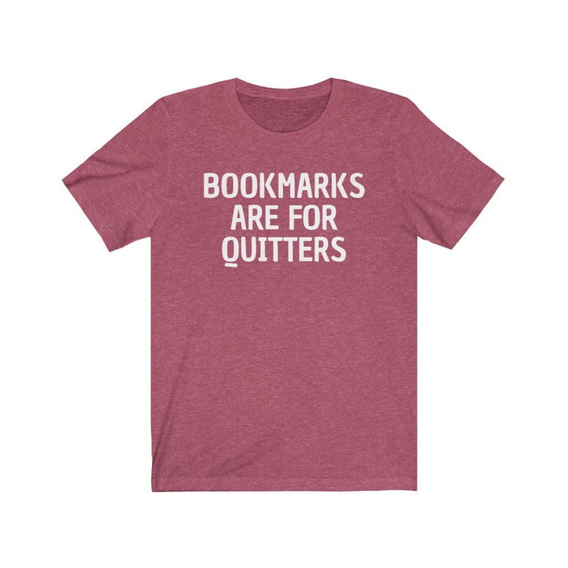 Bookmarks Are for Quitters Shirt Bookworm T Shirt Funny Etsy
