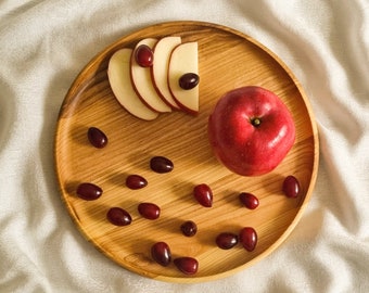 Dinner Serving Tray Eco Friendly Platter Handmade Personalized Wooden Gift