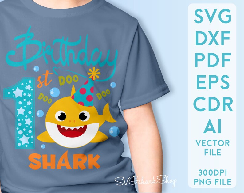Free Free 106 Baby Shark First Birthday Svg SVG PNG EPS DXF File