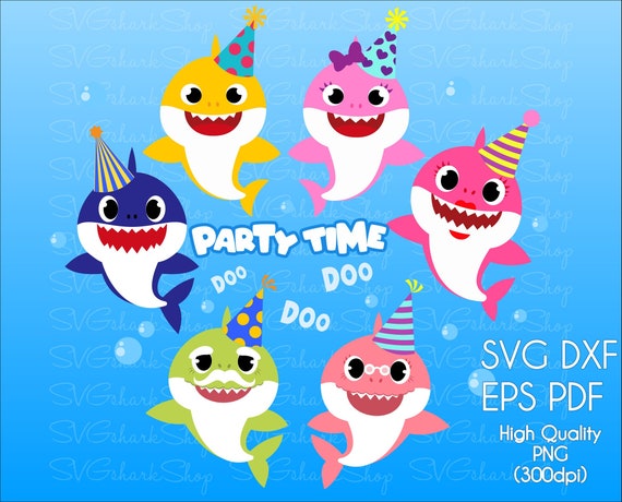 Download Baby Shark Family Clipart - FamilyScopes