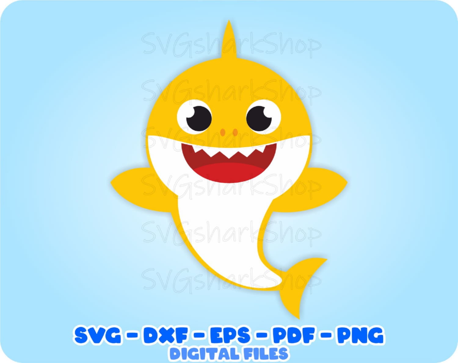 Download Baby Shark SVG File Baby Shark printable Baby Shark dxf ...