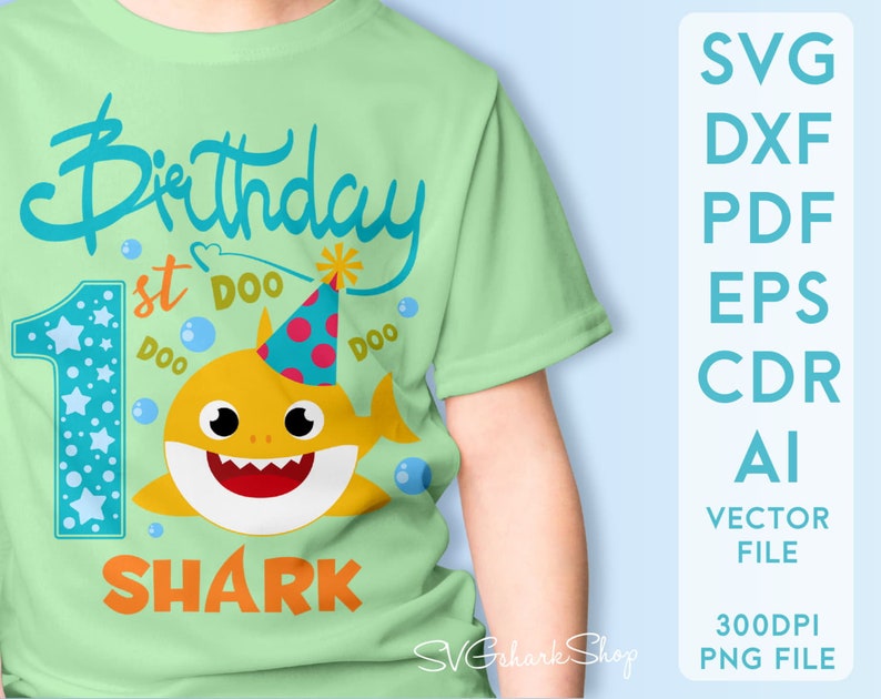 Free Free 306 Baby Shark 1St Birthday Svg SVG PNG EPS DXF File