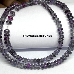 Rare Alexandrite Smooth Rondelle Beads Color Changing Alexandrite Beads Alexandrite Gemstone Alexandrite Beads