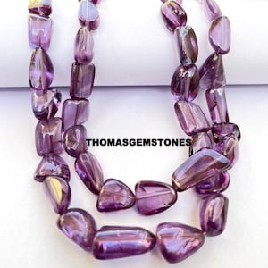 Alexandrite Beads Rare Alexandrite Smooth Nugget Beads Color changing Alexandrite Gemstone Beads Necklace