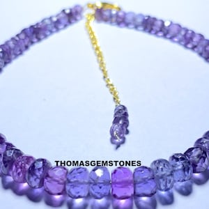 Alexandrite Beads Rare Alexandrite  Faceted Beads Bracelet Sparkling Alexandrite Gemstone Beads Color Changing Bead Stone
