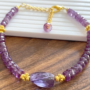 Alexandrite Beads Rare Alexandrite  Faceted Beads Bracelet Sparkling Alexandrite Gemstone Beads Color Changing Bead Stone