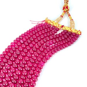 AAAA+++Rarest Ruby Corundum Rondelle Beads Sparkling Ruby Smooth 6-11 MM Beads Ruby Necklace Gemstone Beads 1 Stand Ruby Corundum
