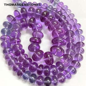 Extremely  Alexandrite Beads Rare Alexandrite Smooth Rondelle Beads Sparkling Alexandrite Gemstone Beads Color Changing Bead Stone