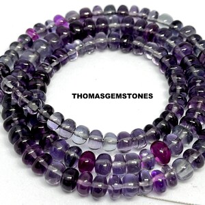 Sparkling Alexandrite Smooth Rondelle Beads Color Changing Alexandrite Beads Alexandrite Gemstone Alexandrite Beads