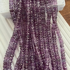AAAA++ Rare Alexandrite Beads Sparkling Alexandrite Rondelle Faceted  Beads Color Changing Alexandrite Beads 1 Stand Necklace Gemstone