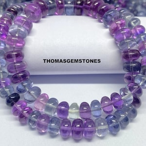 Extremely  Alexandrite Beads Rare Alexandrite Smooth Rondelle Beads Sparkling Alexandrite Gemstone Beads Color Changing Bead Stone