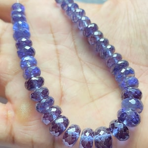 Alexandrite Beads Rare Alexandrite  Faceted Beads Bracelet Sparkling Alexandrite Gemstone Beads Color Changing Bead Stone