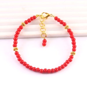 Tested Coral Smooth Round Beads Natural Coral 4mm Beads Cherry Red Coral Beads 4mm Coral Balls Genuine Coral Rounds Shallow Water Coral