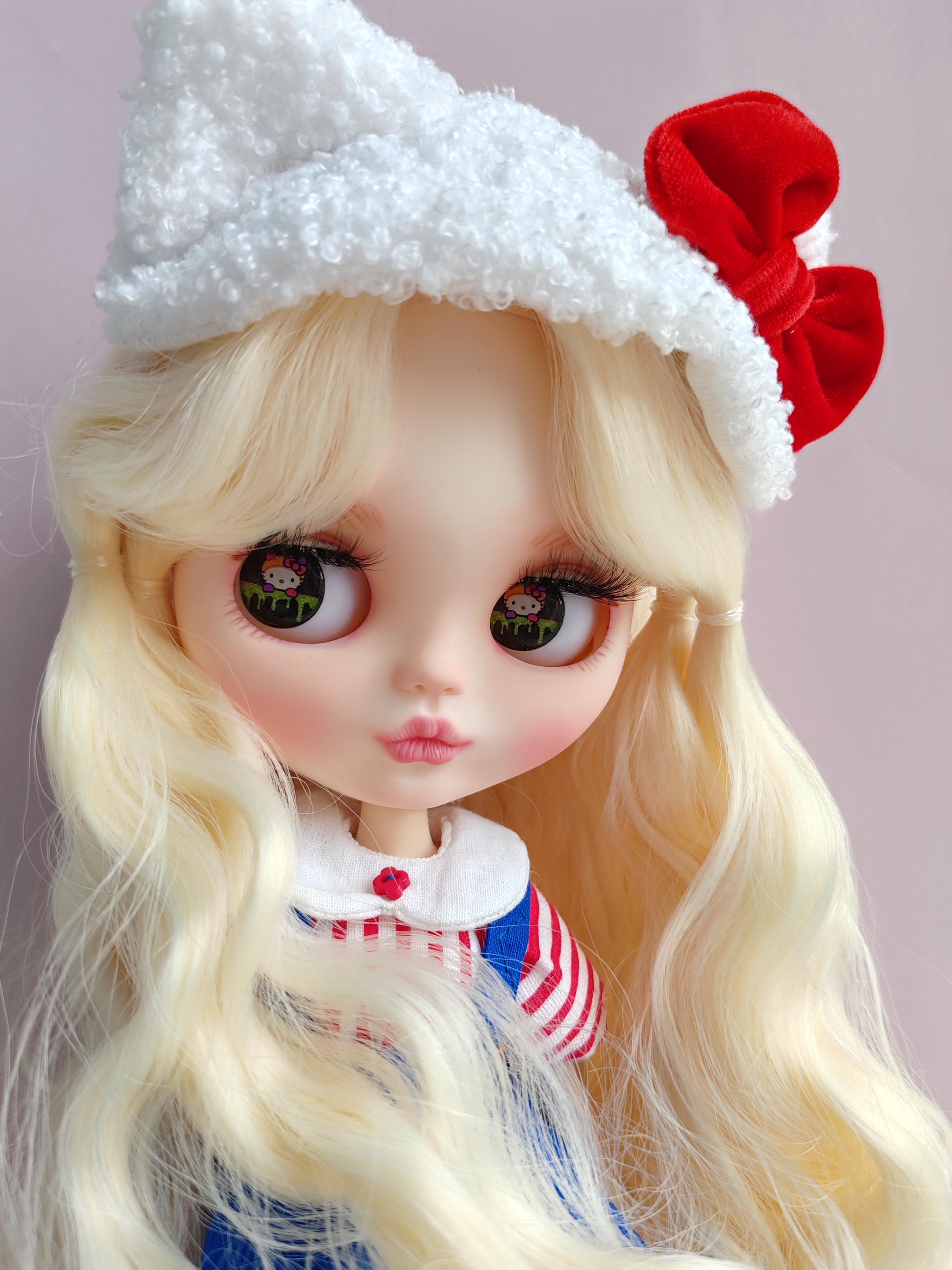 その他 Blythe Sweet Cake Hello Kitty Blue&amp;Pink Blue Sky Clayworks Hello Kitty Birthday Cake Cookie Jar 9.5