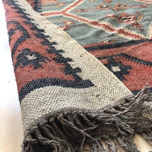 Jute Kilim Rug 6x4ft