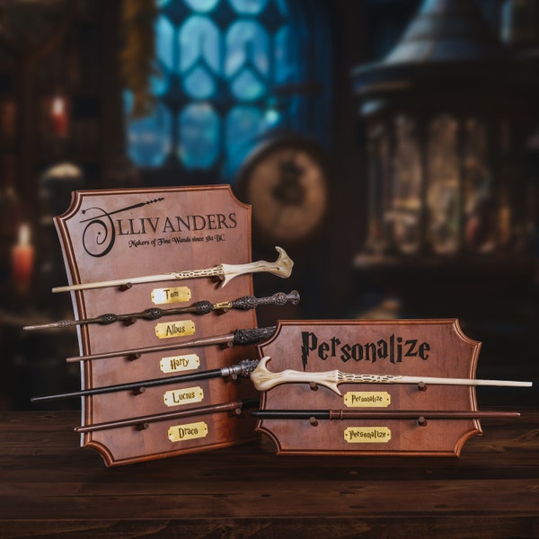 Customized Wand Display, Wand organizer, Magic Stick Stand, Wand Stand