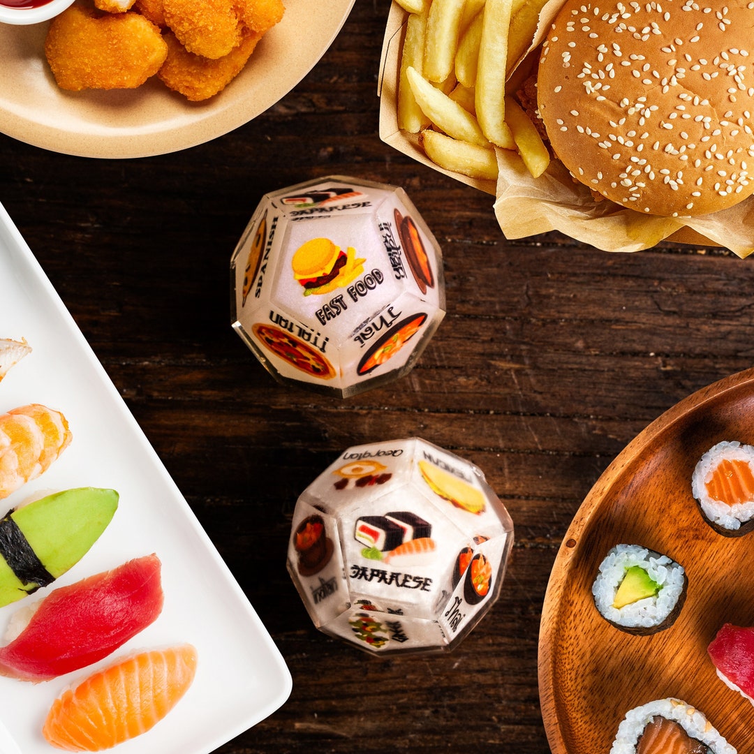 Takeaway Dice, Take Out Dice, Anniversary Valentines Day Gifts for Him