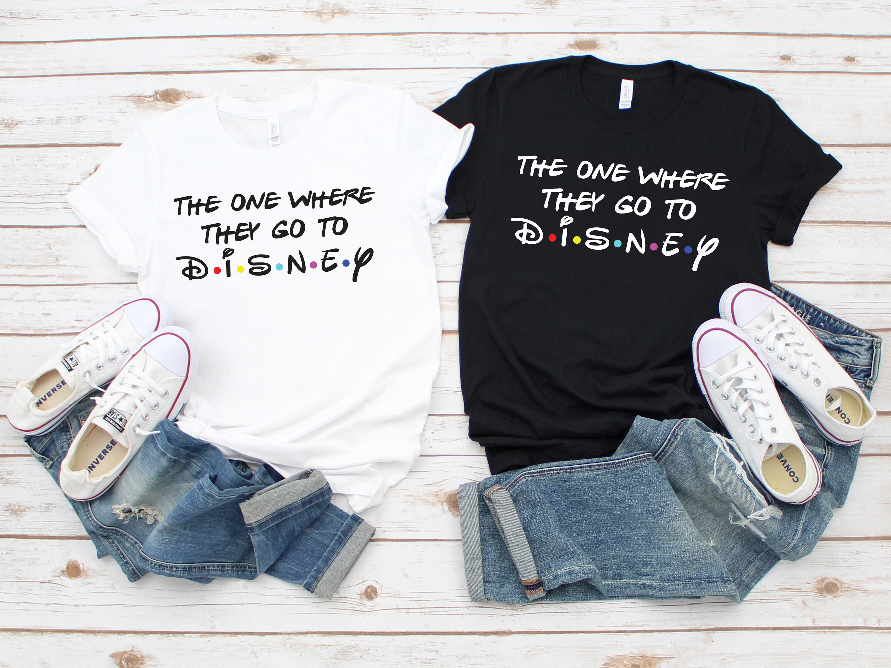 Discover The one where they go to Disney - shirt, Disney friends shirt, Disney World shirt, Disneyland shirt, matching disney shirts, disney trip
