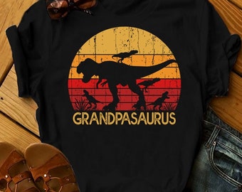 Grandpa saurus Vintage, Grandpa shirt, Father's Day Gift, grandfather shirt, dad gift, gift for grandpa, gift for dad, grandpa gifts