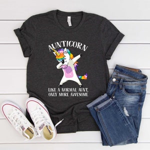 Aunticorn shirt ,new Aunt shirt, new Aunt gift, Aunt gift, new Aunt, gift for Aunt, Aunt shirt, Aunt gifts, unicorn aunt shirt image 1