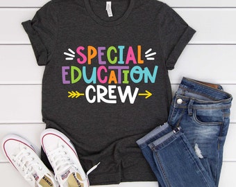 Special education crew shirt, Back To School, Special Education teacher shirt, Sped teacher shirt, Team Sped crew, Sped teacher gift