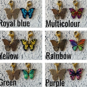 BUTTERFLIES appear when ANGELS/LOVED ones are near clip on butterfly charm choice image 2