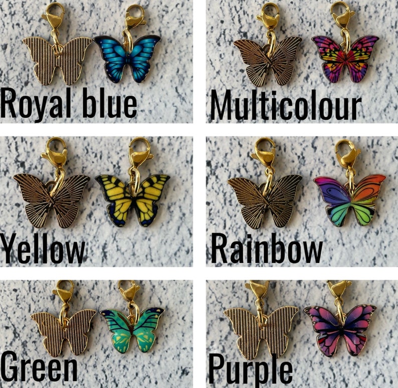 BUTTERFLIES appear when ANGELS/LOVED ones are near clip on butterfly charm choice image 2
