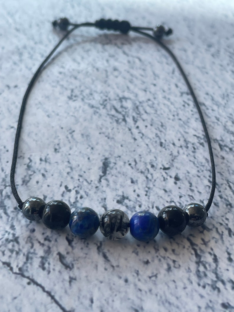 VERTIGO Support bracelet/anklet/necklace Crystal Healing/ESSENTIAL OIL Roller option ANKLET