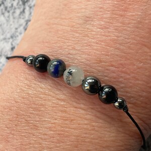 VERTIGO Support bracelet/anklet/necklace Crystal Healing/ESSENTIAL OIL Roller option BRACELET