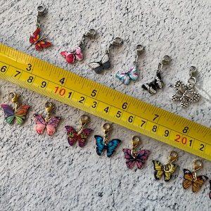 BUTTERFLIES appear when ANGELS/LOVED ones are near clip on butterfly charm choice image 6