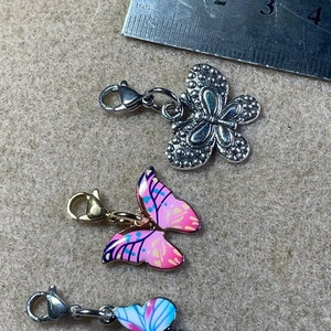 BUTTERFLIES appear when ANGELS/LOVED ones are near clip on butterfly charm choice image 5