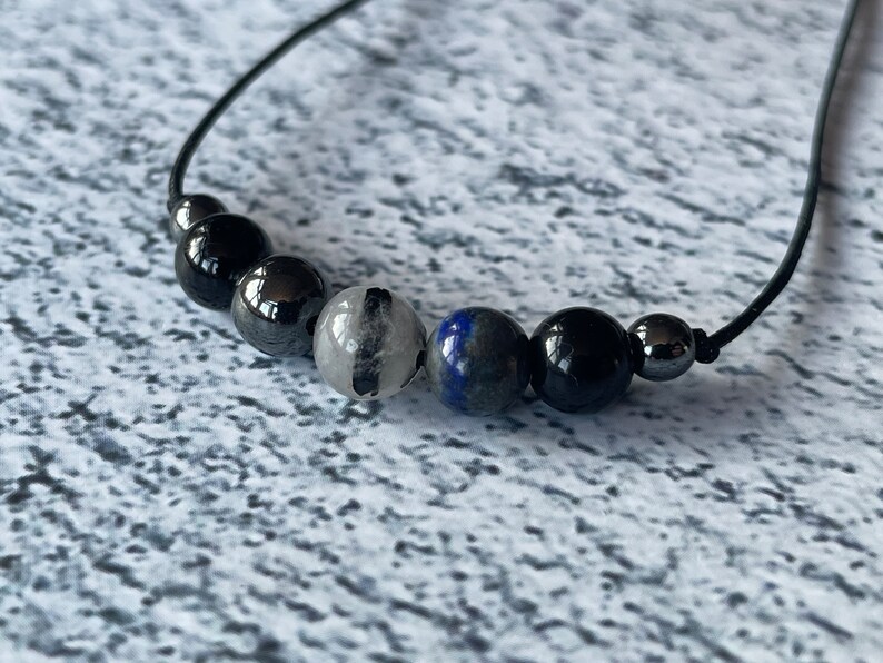 VERTIGO Support bracelet/anklet/necklace Crystal Healing/ESSENTIAL OIL Roller option image 4