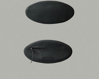 Minimalist Leather Wallet AMALTHEA Zippered Slim Wallet