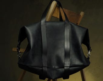 Handmade Leather travel bag CARRY-ON bag