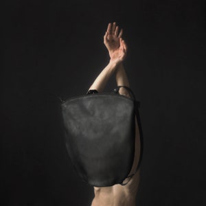 Sac à dos en cuir Manta Grand sac à dos de voyage Sac convertible