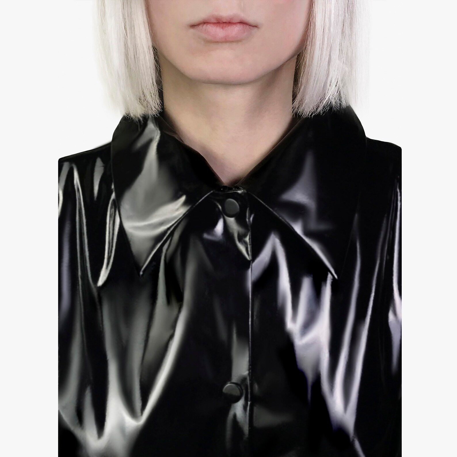 Latex Trench Coat Latex Jacket Custom Women Designer Long Coat Etsy