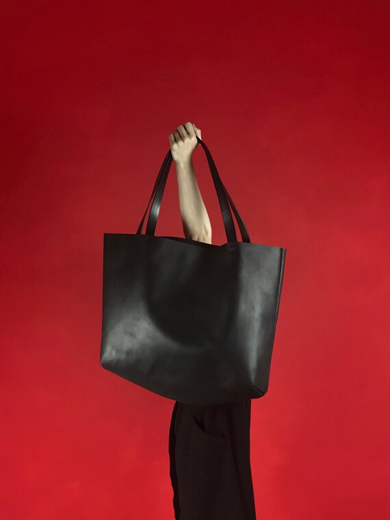 shoulder bag leather black