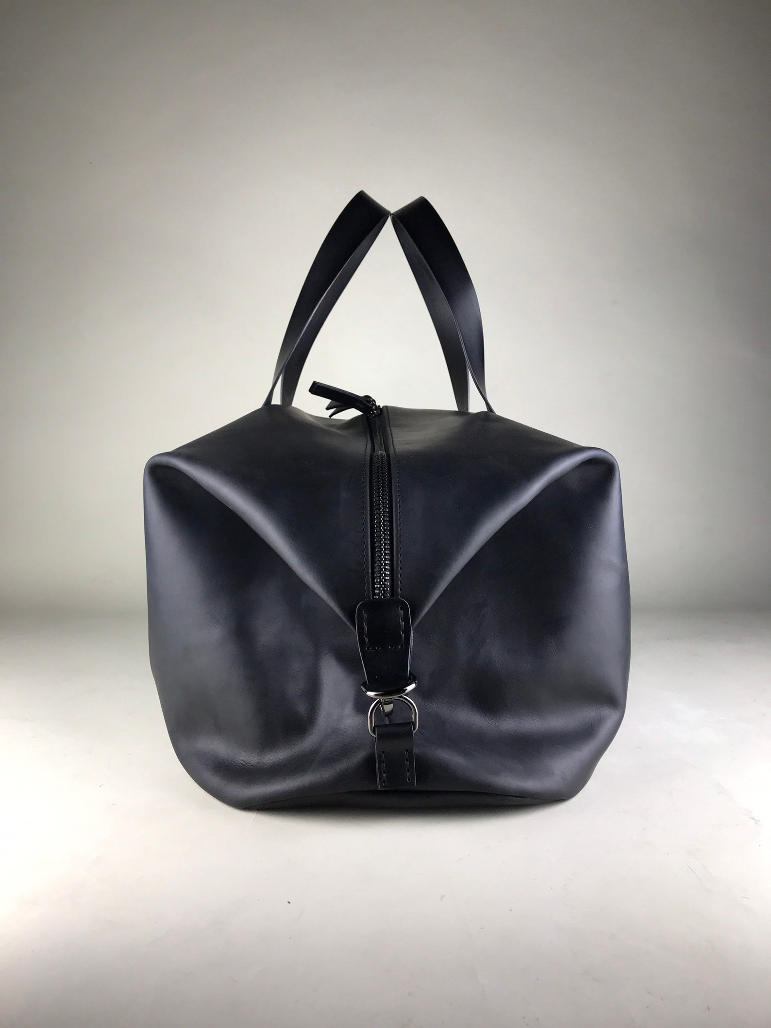 Black Leather Weekender Bag Men Leather Travel Bag Luggage Bag Etsy