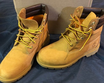 Red timberland boots | Etsy