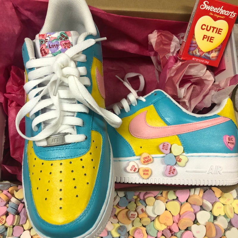 Nike Air Force 1s Custom Painted Design 
