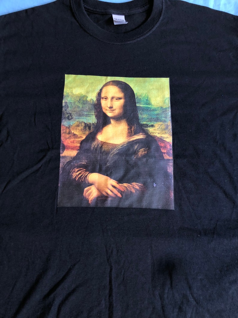 Mona Lisa graphic t shirt design
