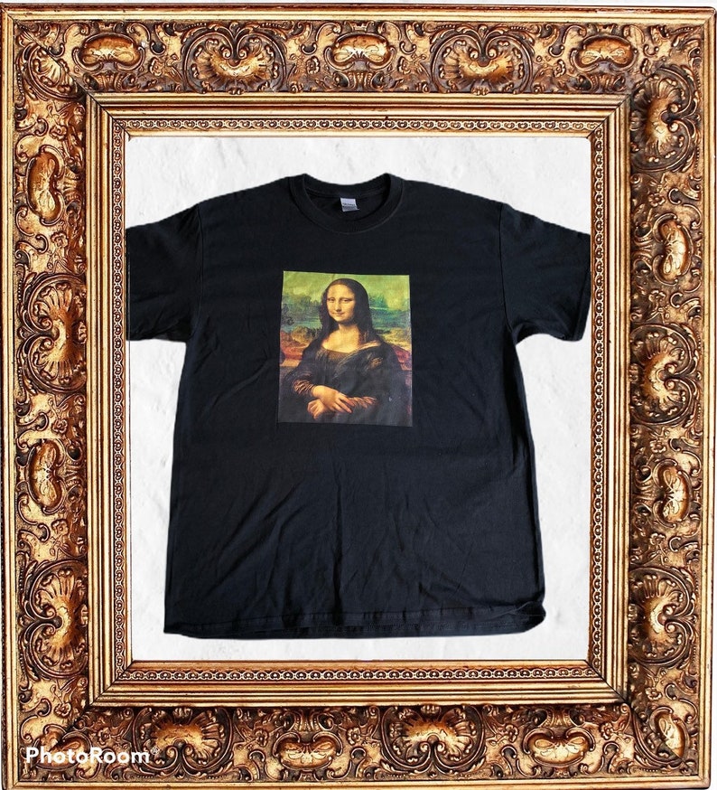 Mona Lisa graphic t shirt design