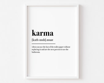Nazar Dictionary Definition Minimalist Wall Art Modern Framed Print Funny